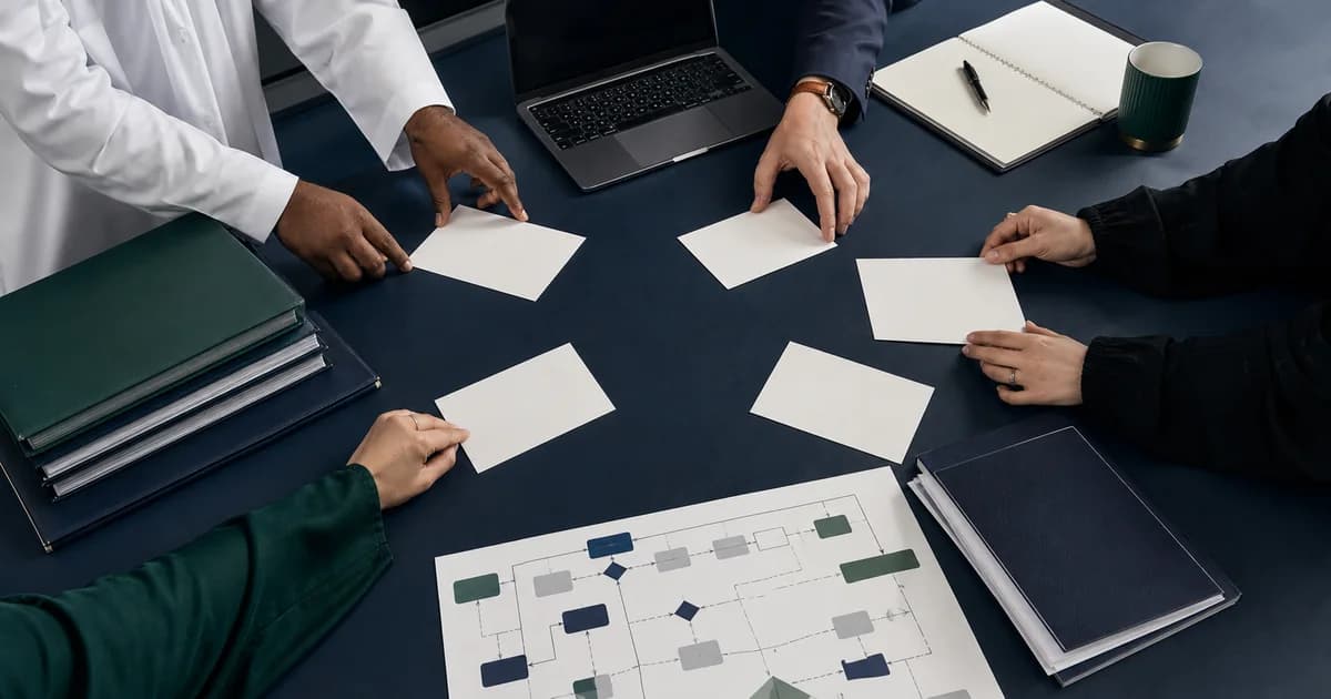 Five evidence cards arranged for an AI-readiness investment review.