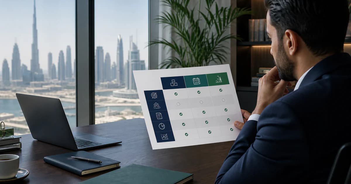 A business owner comparing accounting-provider scope, review cadence and reporting outputs.