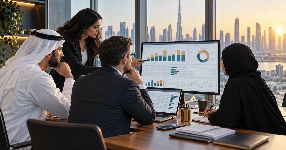 UAE finance team reviewing supplier ageing, unmatched receipts and month-end liability evidence