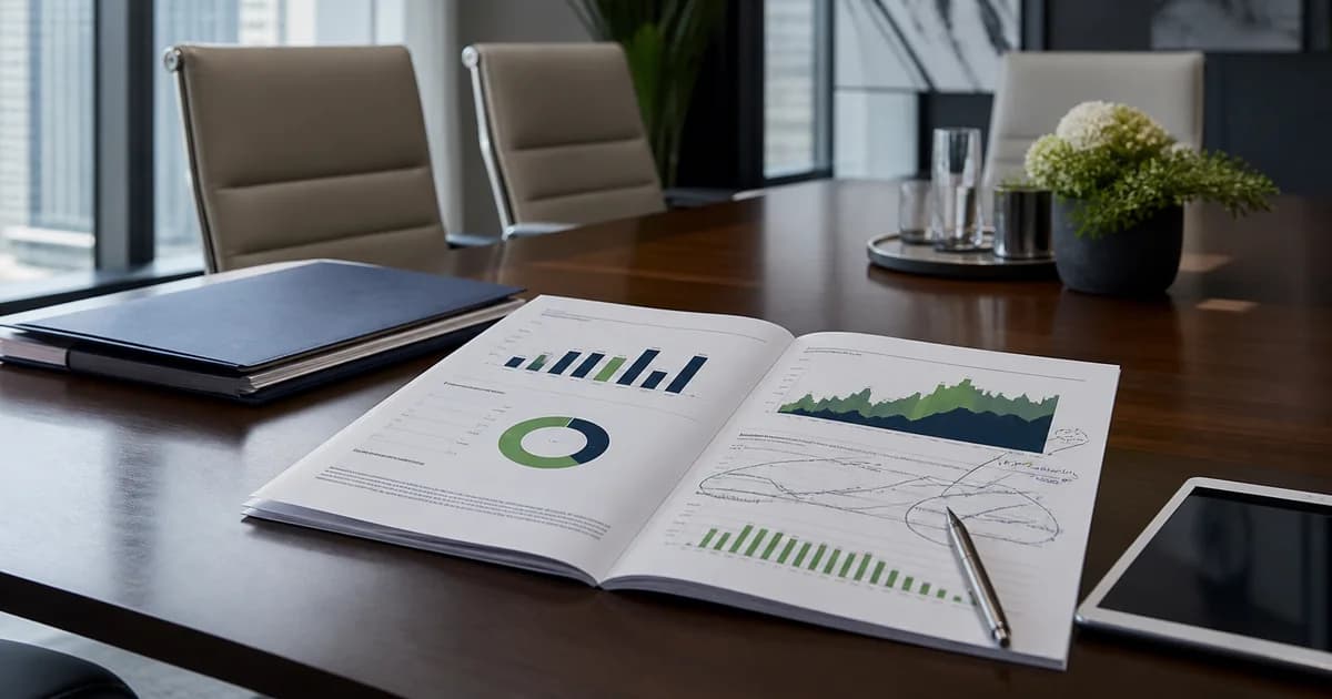 An annotated management pack prepared for board and owner review.