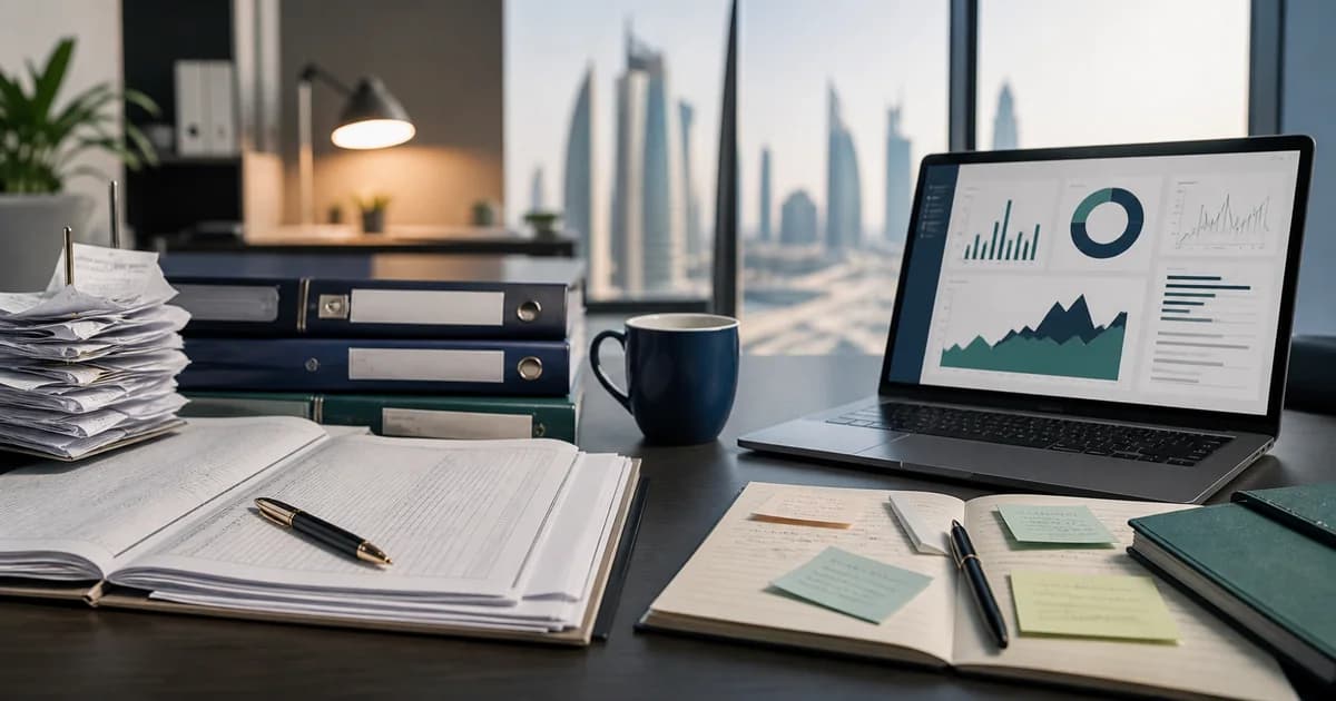 Transaction records compared with forward-looking management analysis.