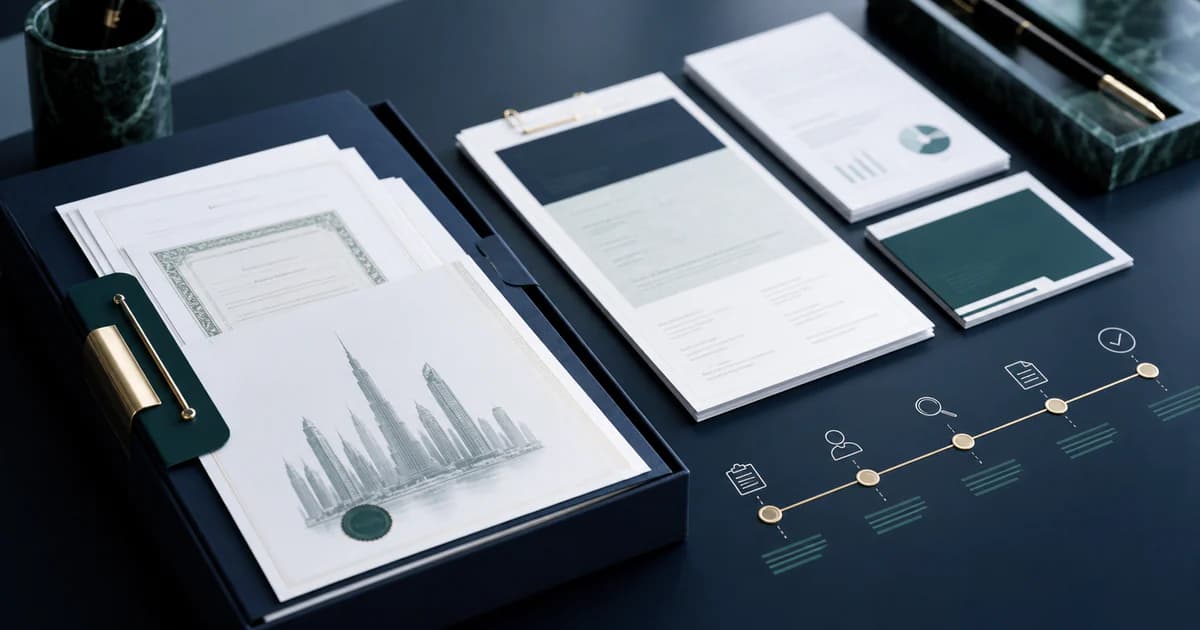 A Corporate Tax registration file containing ownership, licence and constitutional evidence.