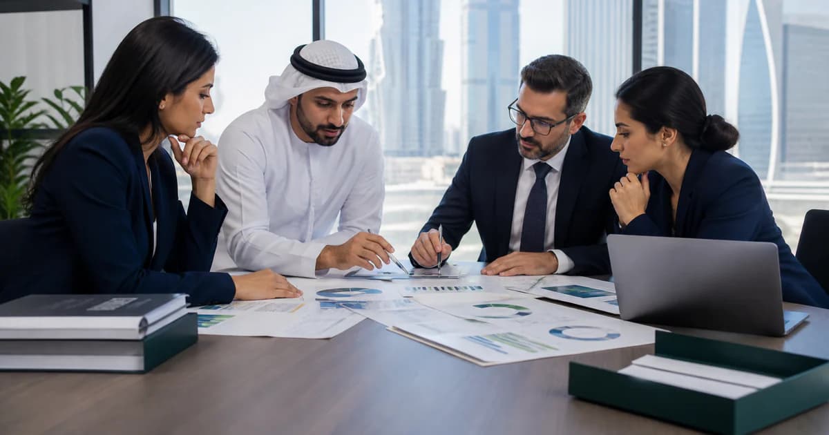 A VAT health-check workshop reviewing reconciliations, transaction samples and corrective actions.