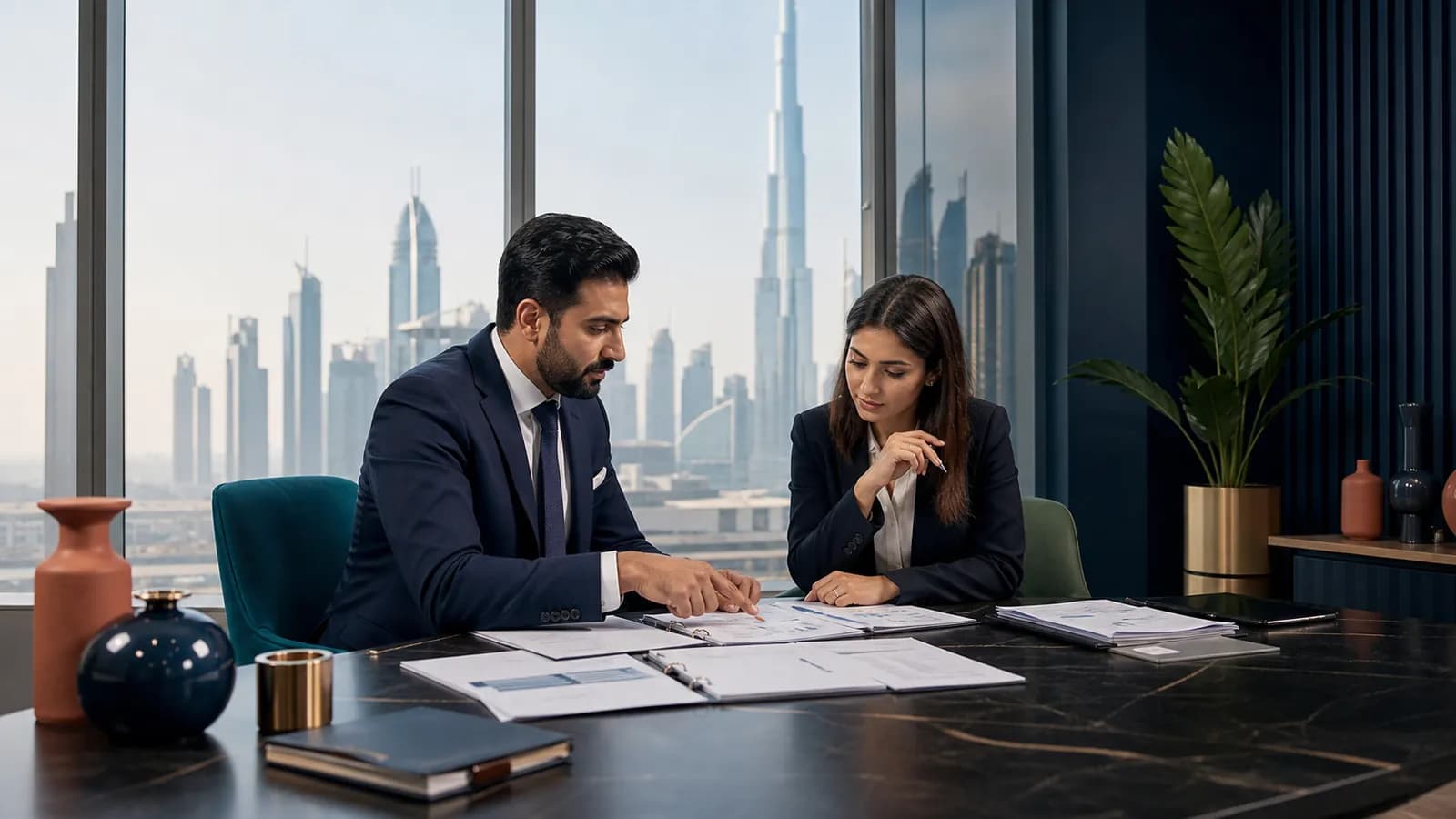 A tax adviser reviewing VAT registration thresholds and application evidence.